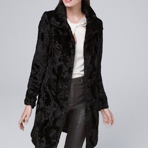 White House Black Market Persian Lamb Coat